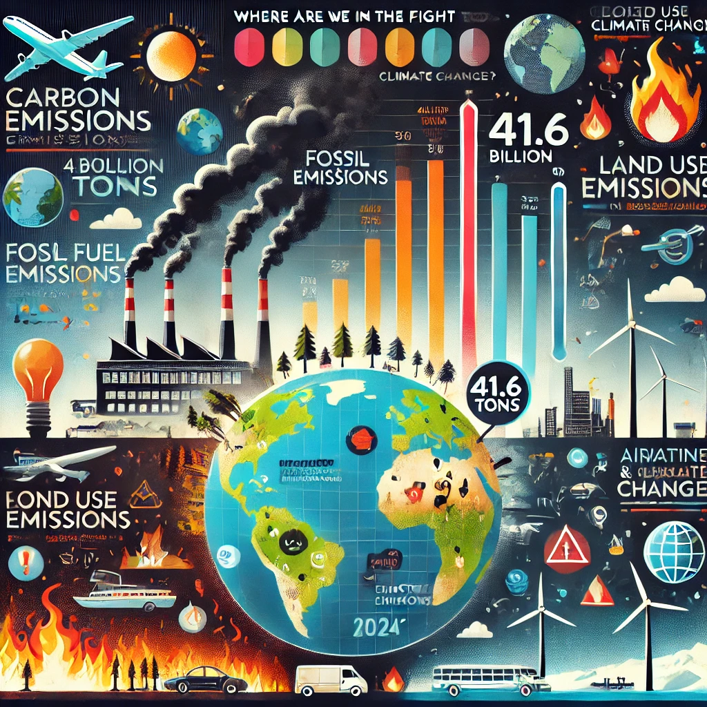 2024 – Khi khí thải carbon vượt đỉnh lịch sử